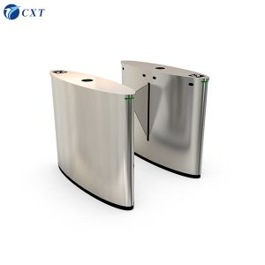 Flap Barrier Gate with 1200*300*980 Mm Dimension and 30-40 People/minute Transit