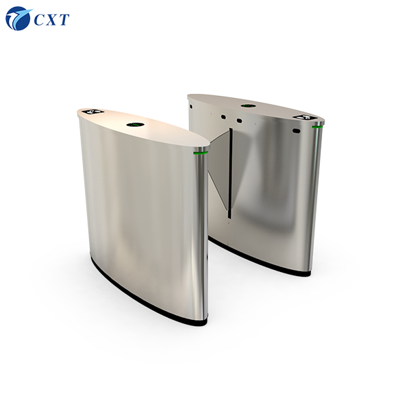 Flap Barrier Gate with 1200*300*980 Mm Dimension and 30-40 People/minute Transit