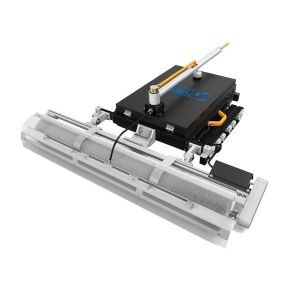 Solar Panel Cleaning System with Nylon Rolling Brush and Cold Water Cleaning Process