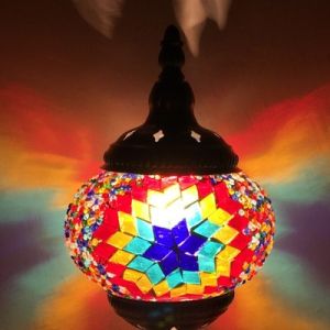 Mediterranean style Art Deco handmade Turkish Mosaic Pendant Lamp(WH-DC-18)