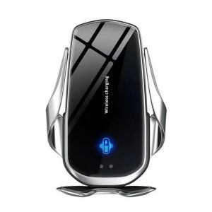 Smart Sensor Car Wireless Charger R1 Automatic Clamping 10W Fast Qi With Air