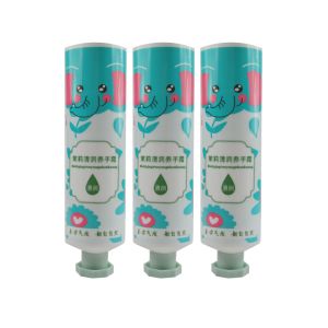 Customized Oval Flat Tube PE Plastic Cosmetic Packaging BB Cream Liquid