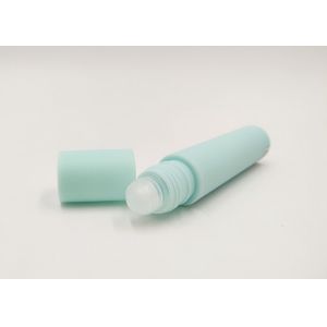 Light Blue Lip Gloss Empty Tubes , Cute Empty Lip Gloss Containers With Plastic