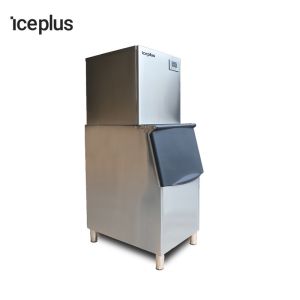 Large Capacity Crescent Shape Ice Machine Separated Main Part Ice Bin