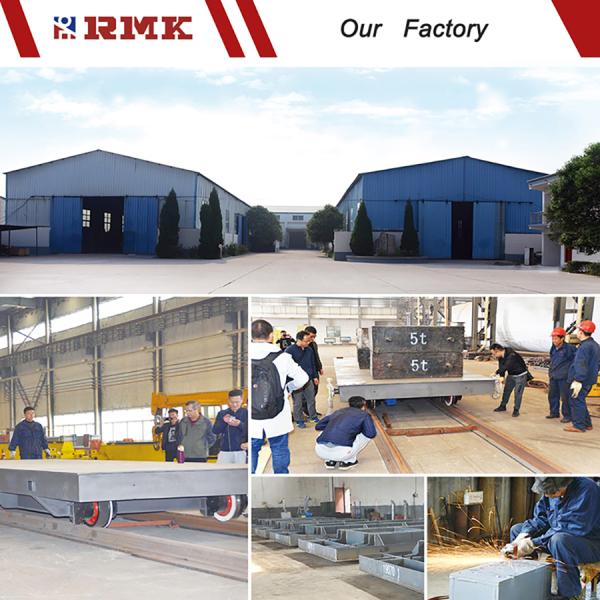 50 Tons Heavy Load Trackless Transfer Trolley Hydraulic Steering