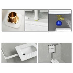 Conceal Tank Bracket Chaozhou OVS Modern Ceramic Toilet WC Dual-Flush Style with