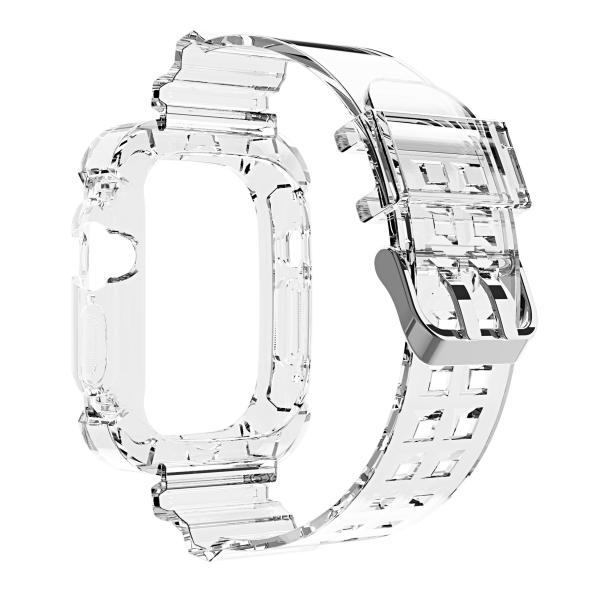 Private Mold Transparent Bands for I Watch 2 3 4 5 6 7 8 9 SE 11 Colors Smart