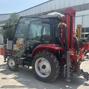 Full Hydraulic Tractor Mounted Water Well Drilling Rig 300m Depth