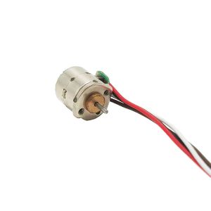High precision 2 phase 4 wire 18 degree step angle 8mm micro stepper motor