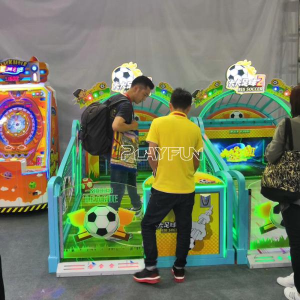 Playfun Soccer Leagual Kids Redemption Game kids football arcade hall game machine