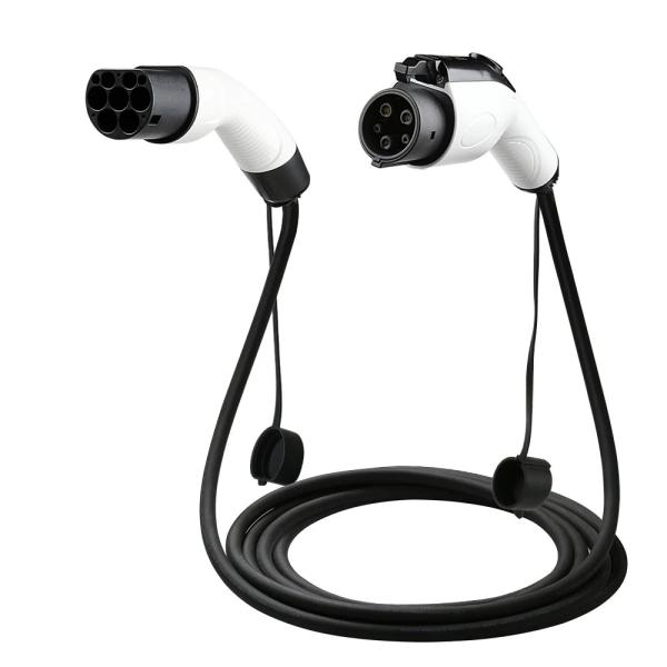 Quality 5m Mode 3 Type 2 To Type 1 Charging Cable For EV 16A / 32A 3.6KW 7.4KW 11KW 22KW wholesale