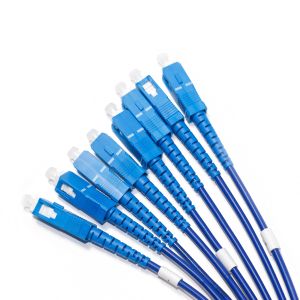 1310/1550nm Blue SC/SC 4-4 Four-Mode Single-Core Optic Patch Cord OM3 For