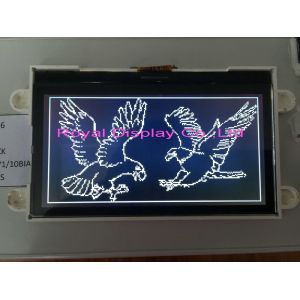 Stn Graphic 192x64 Dots Mono LCD Module FSTN FFC Parallel Interface