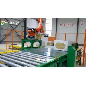 China PLC Controlled Mineral Wool Board Production Line with High Temperature And Pressure Curing and Unlimited Board Length on sale