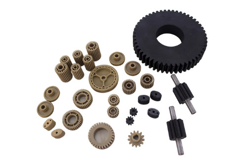 Chemical Resistance PEEK Machined Parts Peek Gears For Beverage Bottling