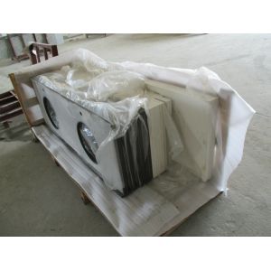 Fine Grain Granite Solid Quartz Countertops For Kitchens 7Mohs Hardness Grey