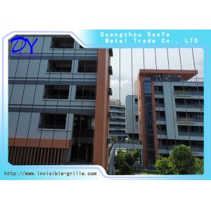 5cm Distance Gap Window Invisible Grille Polished 2.0mm Wire