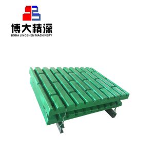 Forging and Machining Process High Manganese Steel Jaw Plate for Durable Wear