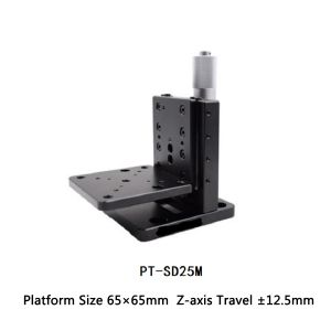 Vertical Drive Height Adjustment Manual Lab Jack Travel 25mm