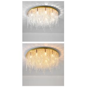 Crystal Chain Ceiling Lights New Lampara Techo for Home Decor guzhen lighting(WH