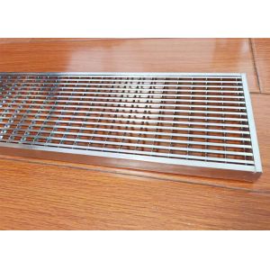 20×4mm Stainless Steel Linear Grating Swimming Pool Drainage Trays