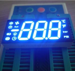 Cheap Customized Three Digit 7 Segment LED Display 47 X 22 X 9 mm Outer Dimensions for sale