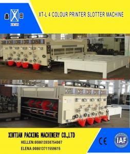 Manual Feeding Carton Making Machine / Paper Carton Printing Machine Witn Slotting Function