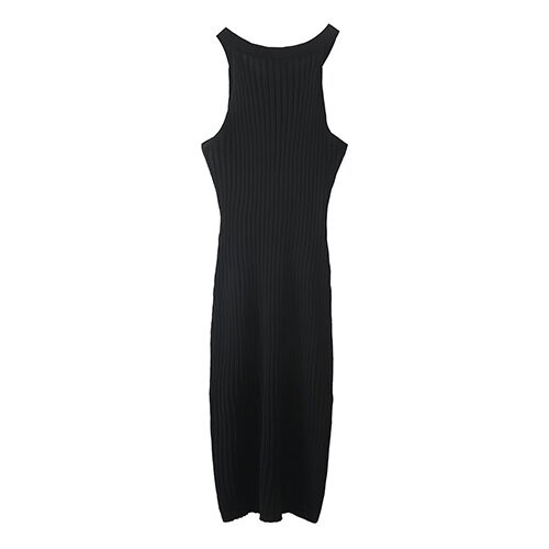OEM maufactory Summer Narrow Shoulder Vest Skirt Sleeveless New Side Split Pits Sexy Hip Skirt