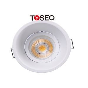 Corridor 6w Deep Cup Fixed LED Downlights Aluminium Front Replace Bulb