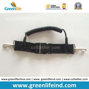 Stretches and Recoils Attach to Duty Belt/Combat Vest