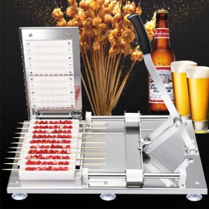 Metal Bbq Kabob Skewer Machine Make Grilling Easier High Rigidity
