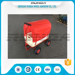 Long Durability Heavy Duty Carts Wagons 16.5kg Steady Frame Air Rubber Wheel