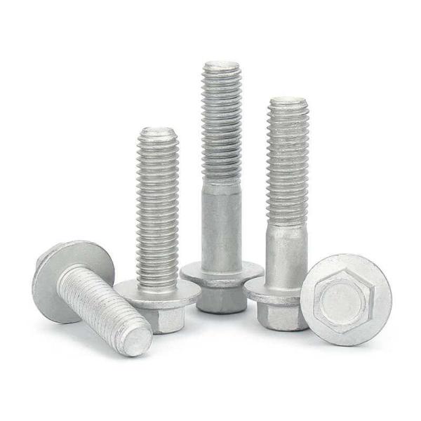 Quality Direct Supply Dacromet Hex Flange Bolt DIN6921 for M6-M36 Grade 4.8/8.8/10.9/12.9 wholesale