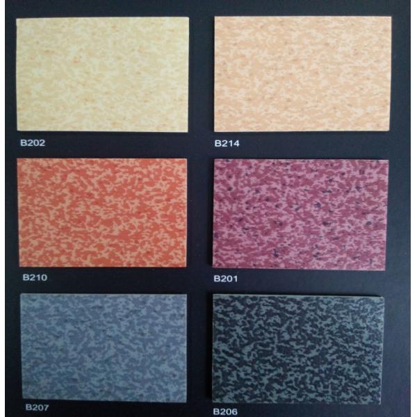 Colored PVC Floor Covering Thickness 2.0mm Anti - Corrosive Feature