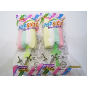 14g Popsicle Fruity Soft Candy Marshmallow With Mini Rainbow Stick