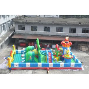 15x8M Inflatable Toddler Playground With Printing Logo / Backyard Obstacle