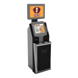 Cheap ODM IR Double Screen Self Payment Kiosk Terminal For Water And Electricity Bill for sale