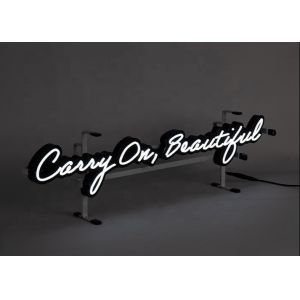 Cheap 12cm 3D Neon Light Design Plastic Neon Sign Beer Backboards for sale