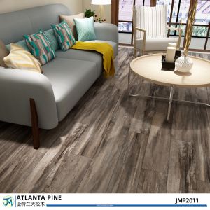 4mm 6.5 Mm Spc Pine Wood Flooring Plank Layered Structure