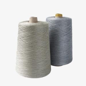 China Dyed GOTS Organic Recycled Cotton Yarn 100% Cotton Ring Spun For Knitting on sale