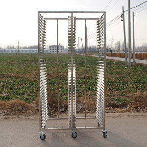 Adjustable Baking Rack On Wheels 500 Pounds Bun Pan Bakery Rack