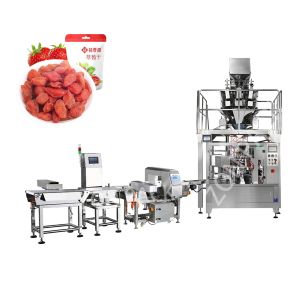 PLC Control Zipper Bag Rotary Packing Machine Dehydrated Fruit Vegetable