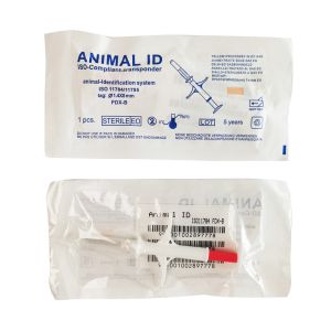 R/W standard ISO 11784/5 FDX-B ISO Identification Microchip in White Syringe for