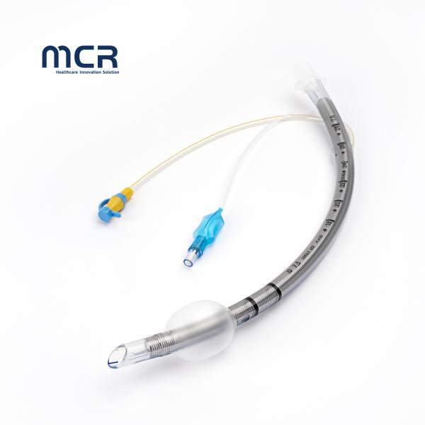 Quality PVC Material Disposable Reinforced Suction Endotracheal Tube With Smooth Tip wholesale