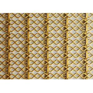 4.5mm Facade Decorative Woven Wire Mesh 4.0m X 2.0m