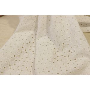 15yds Cotton Embroidered Lace Fabric Slim Transluscent For Multiapplication