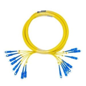 LC SC FC ST 2.0mm Singlemode Optical Fiber Single Mode Patch Cord 24 C Branch