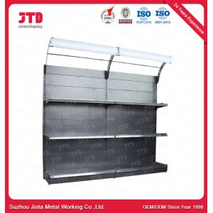 Yellow Power Tools Display Rack Stand 1800mm With Light Box