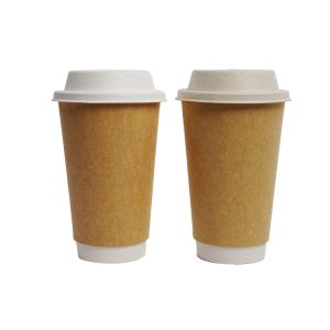 Customized biodegradable disposable coffee paper cup single and double paper