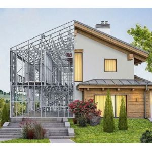 China Residential EN 1090-2-2018 Steel Frame House Kits , Q235B Modular Steel Kit Homes on sale